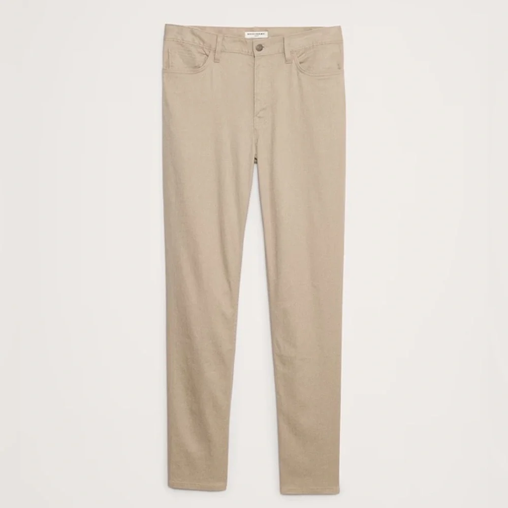 NWT! Banana Republic Slim Linen-Cotton Traveler Pant - Size 34 X 30 🩷